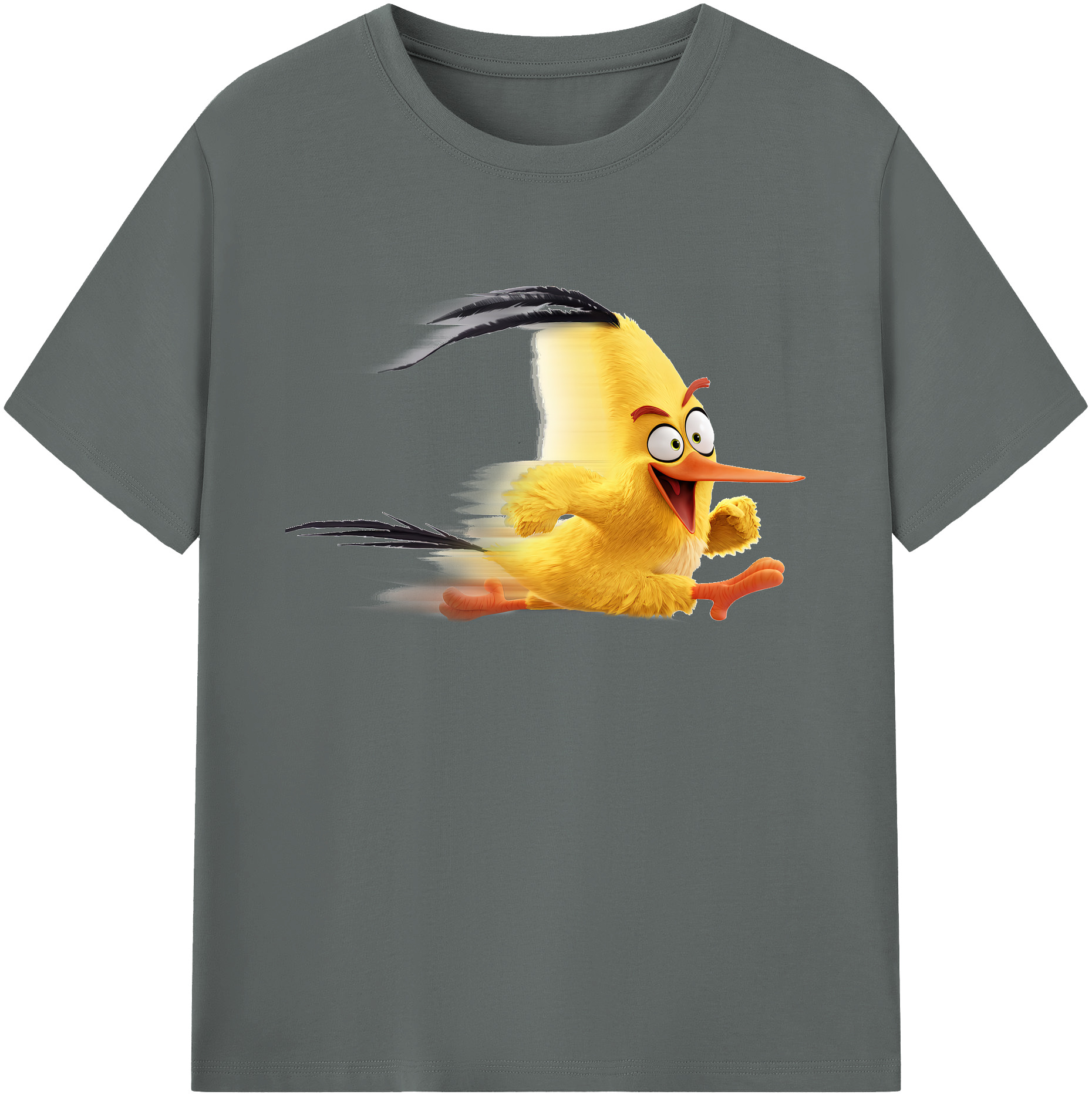 （画像用） Angry Birds アングリーバード 綿100％ メンズ半袖Tシャツ｜肌触りやわらか＆通気性